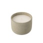 Vase rond en céramique blanche 21x10x29.5 cm